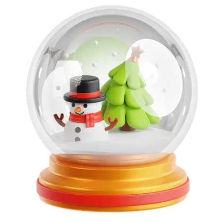 Christmas Globe  3D Icon