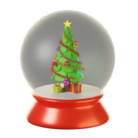 Christmas Globe  3D Icon