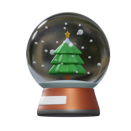 Christmas Globe 3D Illustration