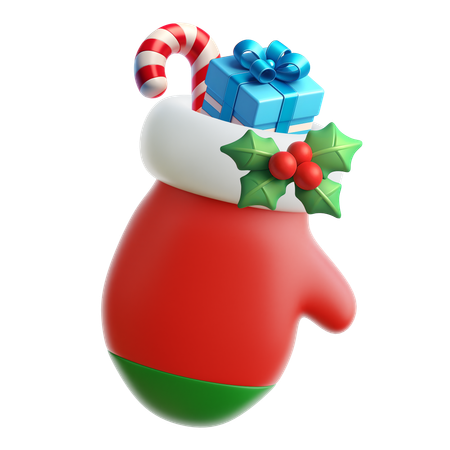 クリスマスグローブ  3D Icon