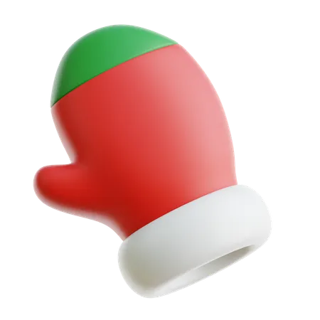 Christmas Glove  3D Icon