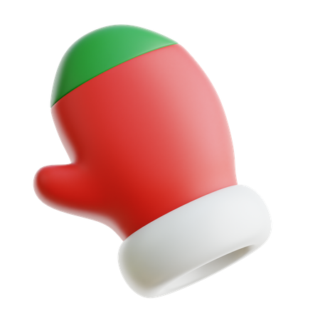 Christmas Glove  3D Icon