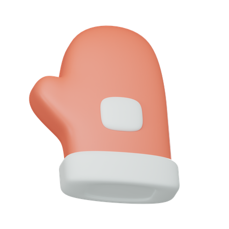 Christmas Glove  3D Icon