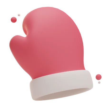 Christmas Glove 3D Icon