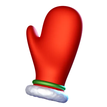 Christmas Glove  3D Icon