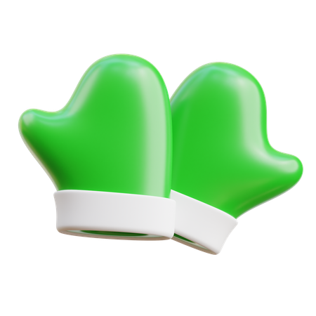 Christmas gloves  3D Icon