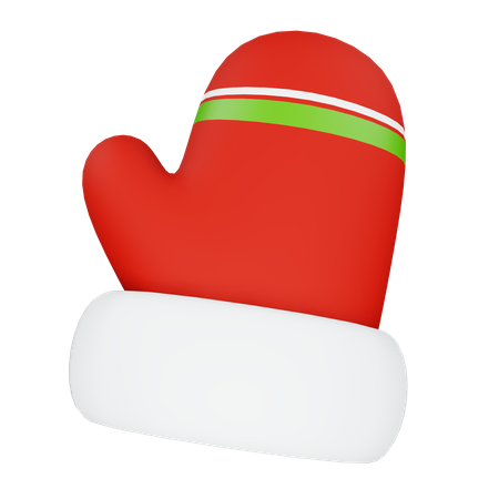 Christmas Gloves  3D Icon