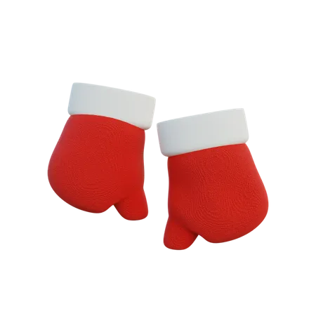 Christmas Gloves  3D Icon