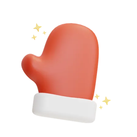 Christmas Gloves  3D Icon