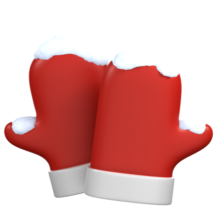 Christmas Gloves  3D Icon