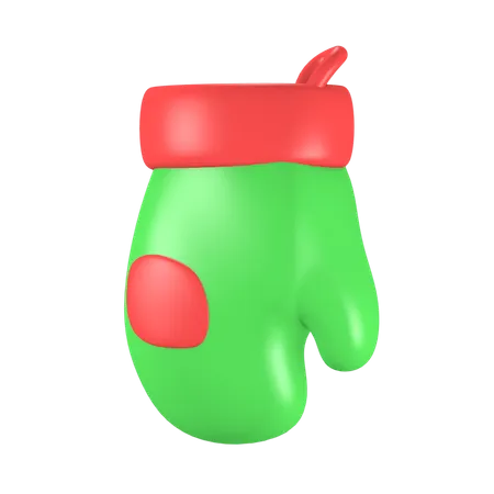 Christmas Gloves  3D Icon