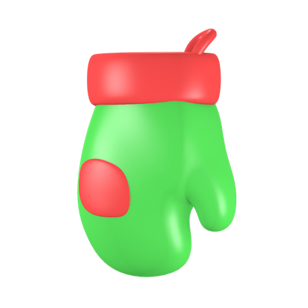 Christmas Gloves  3D Icon