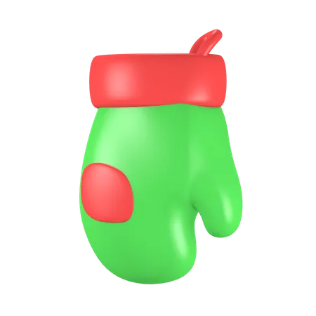 Christmas Gloves 3D Icon