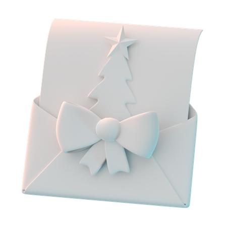 クリスマスの挨拶  3D Icon