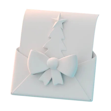 クリスマスの挨拶  3D Icon