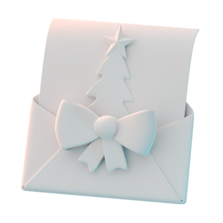 Christmas Greeting  3D Icon