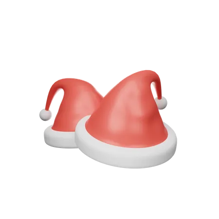 3 D Rendering Christmas Hat Illustration Object 3D Icon
