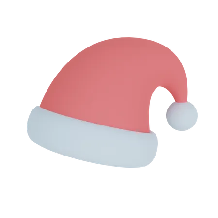 Christmas Hat Illustration 3D Icon