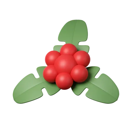 3 D Christmas Holly Tree Icon Minimal Decorative Festive Conical Shape Tree New Years Holiday Decor 3 D Design Element In Cartoon Style Icon Isolated On White Background 3 D Illustration 3D Icon