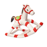 rocking horse 3d logo