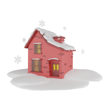 Christmas House  3D Icon