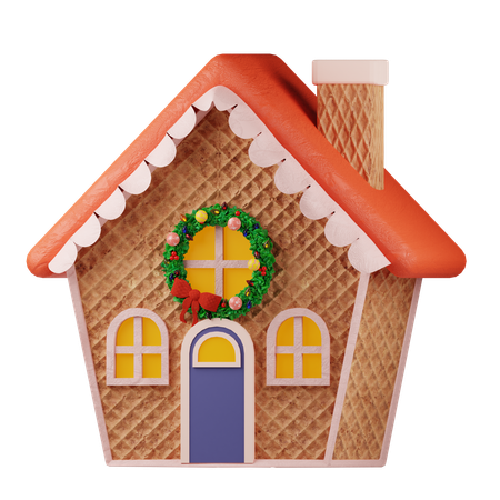 Christmas House  3D Icon