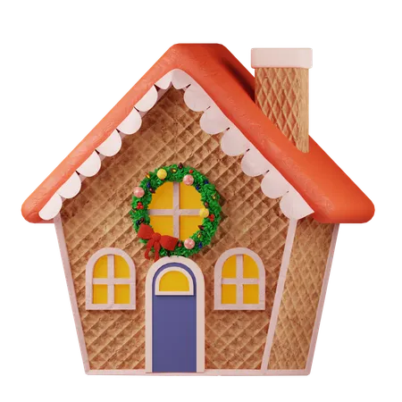 Christmas House  3D Icon