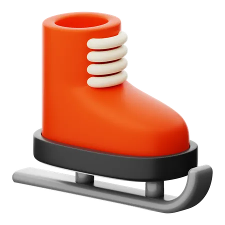 Christmas Ice Skating  3D Icon