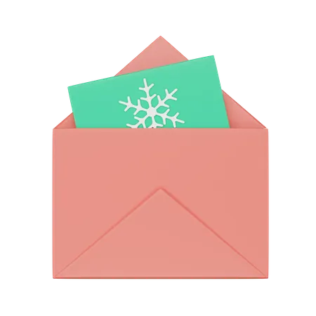 Christmas Invitation  3D Icon