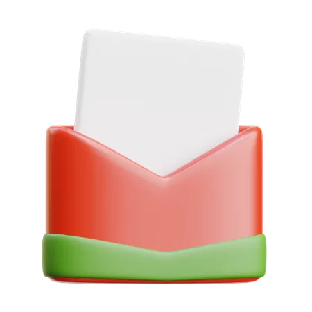 Christmas invitation  3D Icon