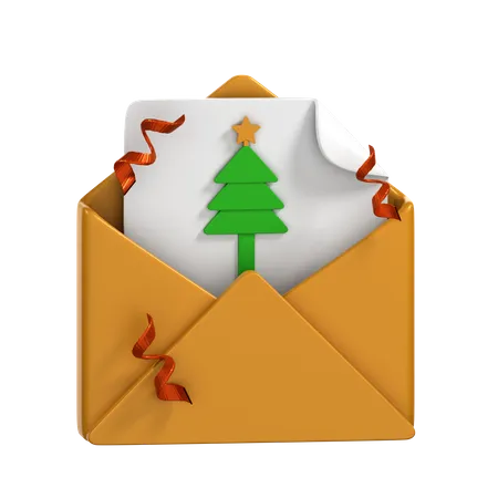 Christmas Invitation  3D Icon