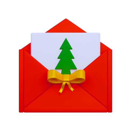 Christmas Invitation  3D Icon