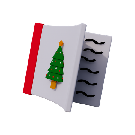 クリスマス招待状  3D Icon