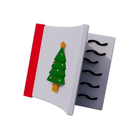 クリスマス招待状  3D Icon