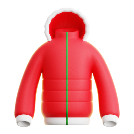 Christmas Jacket  3D Icon