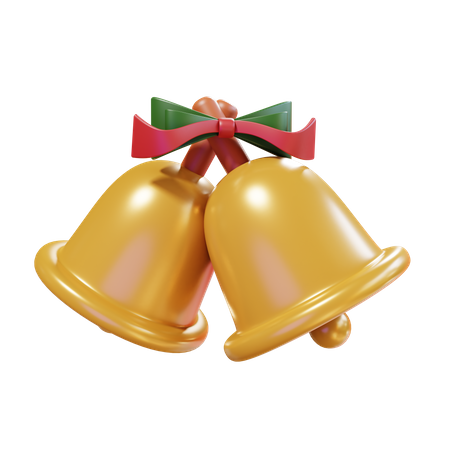 Christmas Jingle Bell 3D Illustration