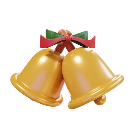 Christmas Jingle Bell  3D Illustration