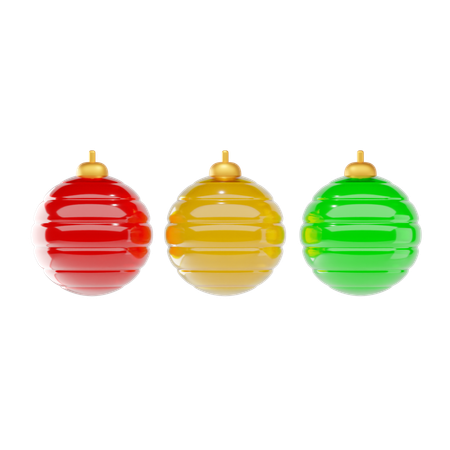 Christmas Lamp  3D Icon