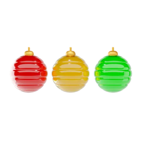 Christmas Lamp  3D Icon