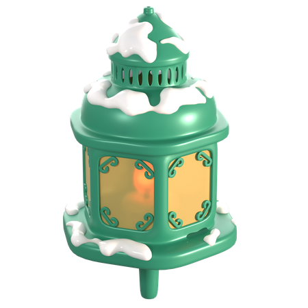 Christmas Lantern  3D Icon