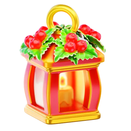 Christmas Lanterns  3D Icon