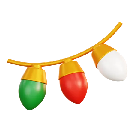 Christmas Light  3D Icon