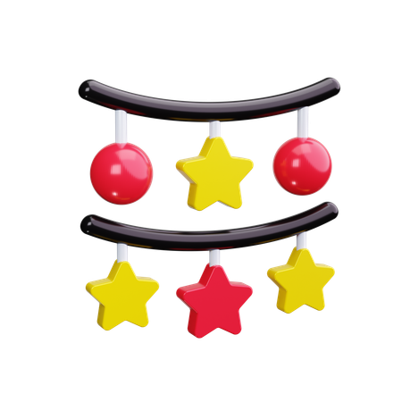 Christmas Lights  3D Icon