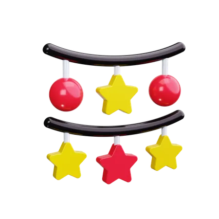 Christmas Lights  3D Icon