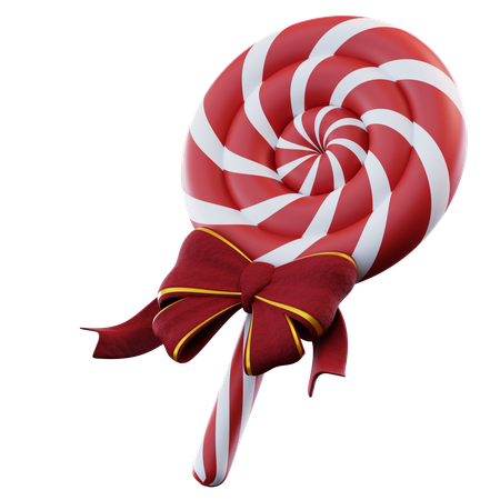 クリスマスロリポップ  3D Icon