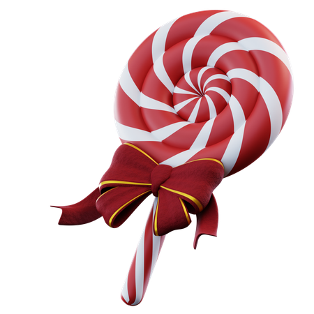 Christmas Lollipop  3D Icon