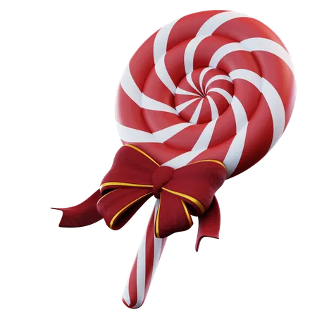 Christmas Lollipop  3D Icon