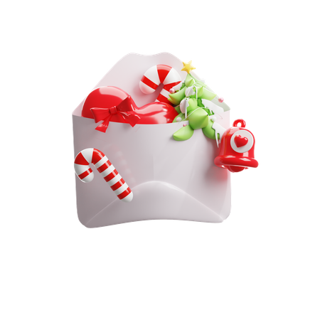 Christmas Mail  3D Icon