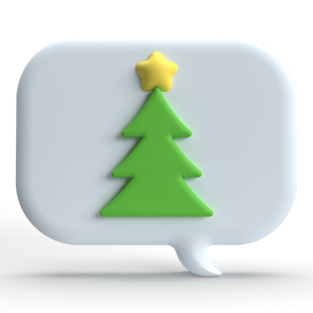 Christmas Message  3D Icon