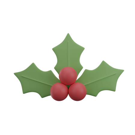 Christmas mistletoe  3D Icon